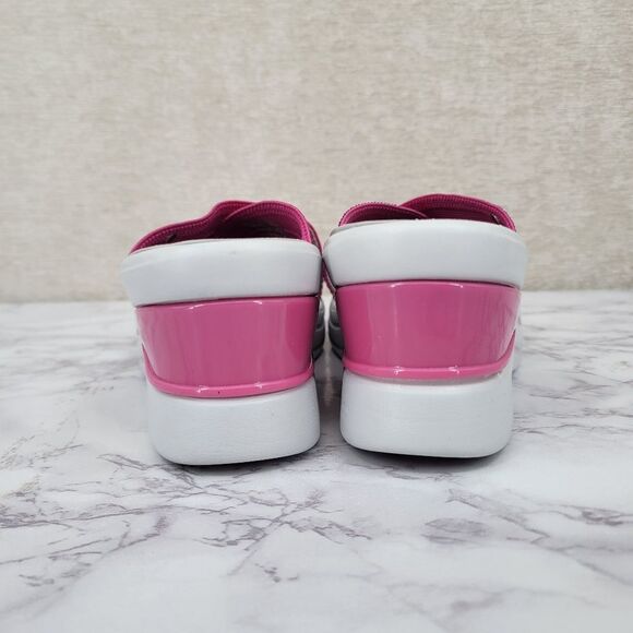 Bzees Vista Metallic Pink Women's Wedge Slide Sandals Women's Size 7 - Picture 5 of 10